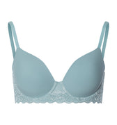 Luxury Moments Lace T-Shirt Bra | Tourmaline Blue 71503-2712
